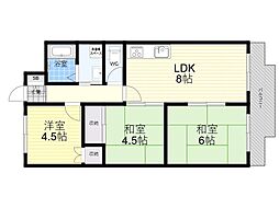 エクセレント.リブ.5 3LDKの間取図画像