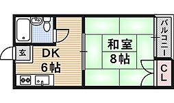 コーポオオガキ 2階/-