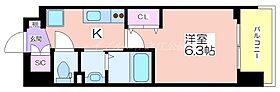 Luxe住吉公園  ｜ 大阪府大阪市住之江区浜口西2丁目（賃貸マンション1K・7階・21.72㎡） その2