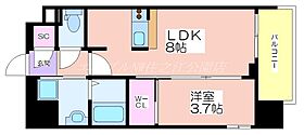 Luxe住吉公園  ｜ 大阪府大阪市住之江区浜口西2丁目（賃貸マンション1LDK・9階・30.26㎡） その2