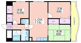 シャルマンハイツ住之江  ｜ 大阪府大阪市住之江区西加賀屋3丁目（賃貸マンション3LDK・7階・64.00㎡） その2