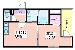 フジパレス　エン 3階1LDKの間取り