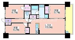 大阪ベイレジデンス（ブライトフルコート） 14階