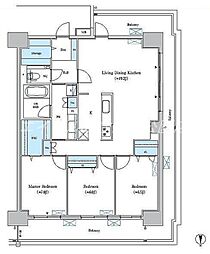 グランセジュール大国町 3階