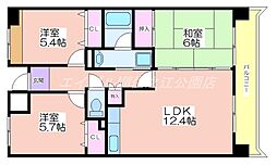 ボヌール御崎 3階