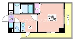 M'PLAZA住吉公園弐番館 1Kの間取図画像