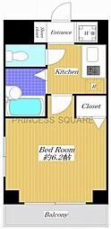 スカイコートヌーベル新宿落合 1Kの間取図画像