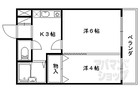 グレースコーポ大塚 211 ｜ 京都府京都市山科区大塚檀ノ浦（賃貸マンション2K・2階・28.35㎡） その2