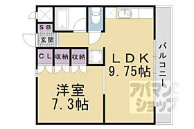 サンガーデン山科 401 ｜ 京都府京都市山科区大宅神納町（賃貸マンション1LDK・4階・40.31㎡） その2