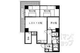 京都府京都市中京区三条通河原町東入中島町（賃貸マンション3LDK・6階・79.00㎡） その2