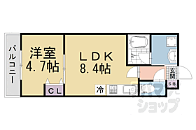 京都府京都市伏見区両替町15丁目（賃貸マンション1LDK・1階・29.90㎡） その2