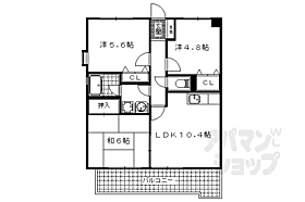 滋賀県大津市勧学2丁目（賃貸マンション3LDK・1階・58.89㎡） その2