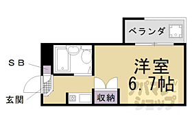 京都府京都市伏見区深草西浦町7丁目（賃貸マンション1R・2階・19.00㎡） その2