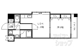 プラネシア星の子山科三条 502 ｜ 京都府京都市山科区竹鼻堂ノ前町（賃貸マンション1LDK・5階・36.06㎡） その2