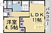 山科市営住宅1棟東館4階5.6万円