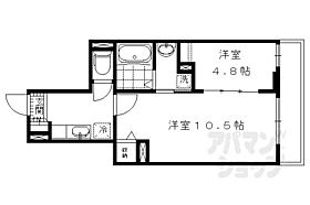 京都府京都市伏見区深草大亀谷東久宝寺町（賃貸アパート1LDK・1階・40.29㎡） その2