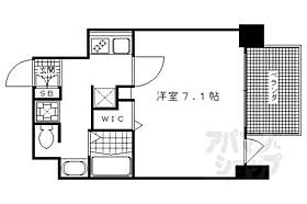 京都府京都市下京区大宮町（賃貸マンション1K・4階・24.18㎡） その2