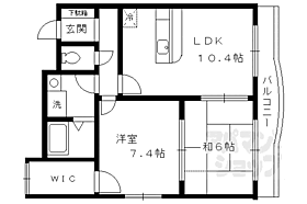 京都府京都市伏見区城通町（賃貸マンション2LDK・2階・58.14㎡） その2