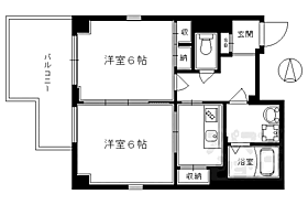 京都府京都市中京区柳馬場通二条下ル等持寺町（賃貸マンション2K・3階・38.50㎡） その2