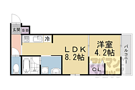 京都府京都市伏見区深草南蓮池町（賃貸アパート1LDK・3階・29.76㎡） その2