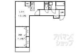 京都府京都市南区吉祥院石原西町（賃貸アパート1LDK・1階・50.07㎡） その2