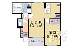 JR東海道・山陽本線 瀬田駅 徒歩25分の賃貸アパート 1階1LDKの間取り
