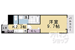 JR東海道・山陽本線 瀬田駅 徒歩10分の賃貸アパート 3階1Kの間取り
