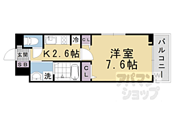 JR東海道・山陽本線 瀬田駅 徒歩10分の賃貸アパート 2階1Kの間取り