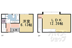 ＮＥＫＯＴＯ山科安朱 1階1LDKの間取り