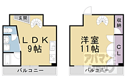 Ｋ‐ＦＬＡＴ 7階1LDKの間取り