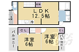 勧修寺西栗栖野町貸家