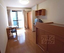 京阪宇治線 六地蔵駅 徒歩16分の賃貸アパート 1階1Kのリビング/ダイニング