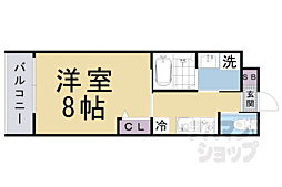 ＬＥＩ大宅 403 4階1Kの間取り