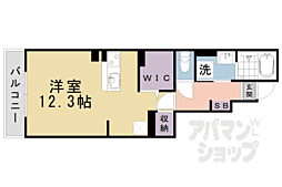 京阪石山坂本線 坂本比叡山口駅 徒歩2分の賃貸アパート 1階ワンルームの間取り