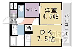 JR東海道・山陽本線 瀬田駅 徒歩23分の賃貸アパート 3階1DKの間取り