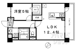 JR東海道・山陽本線 桂川駅 徒歩33分の賃貸マンション 1階1LDKの間取り