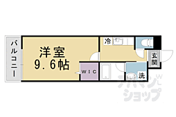 JR東海道・山陽本線 瀬田駅 徒歩12分の賃貸マンション 1階1Kの間取り