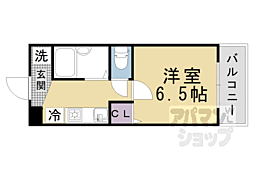 JR東海道・山陽本線 瀬田駅 徒歩18分の賃貸マンション 3階1Kの間取り