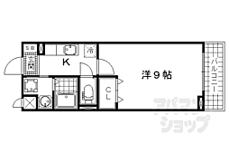 ボヌール　アヴニール　II 1階1Kの間取り