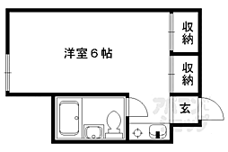 JR東海道・山陽本線 京都駅 徒歩5分の賃貸マンション 3階1Kの間取り