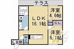 クレリアB棟 2階