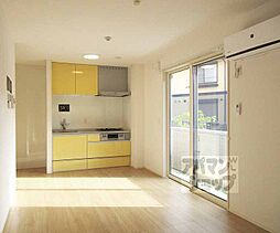 京阪石山坂本線 唐橋前駅 徒歩25分の賃貸アパート 1階1LDKのリビング/ダイニング