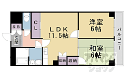 東野第2グリーンハイツ山科 6階/606