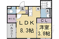 ハーモニーテラス勧修寺平田町II 3階