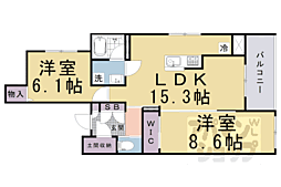 京都地下鉄東西線 二条城前駅 徒歩7分 2階/-