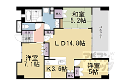 ヴェリテ・ラウロ山科音羽川 7階/-