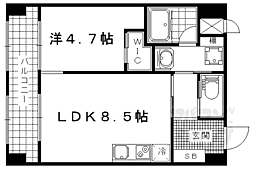 スター・ビル 1LDKの間取図画像