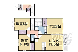 JR湖西線 堅田駅 徒歩9分 2階/-
