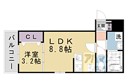 仮称)ジーメゾン山科ヴェリタ 1階/101