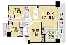 物件の間取り